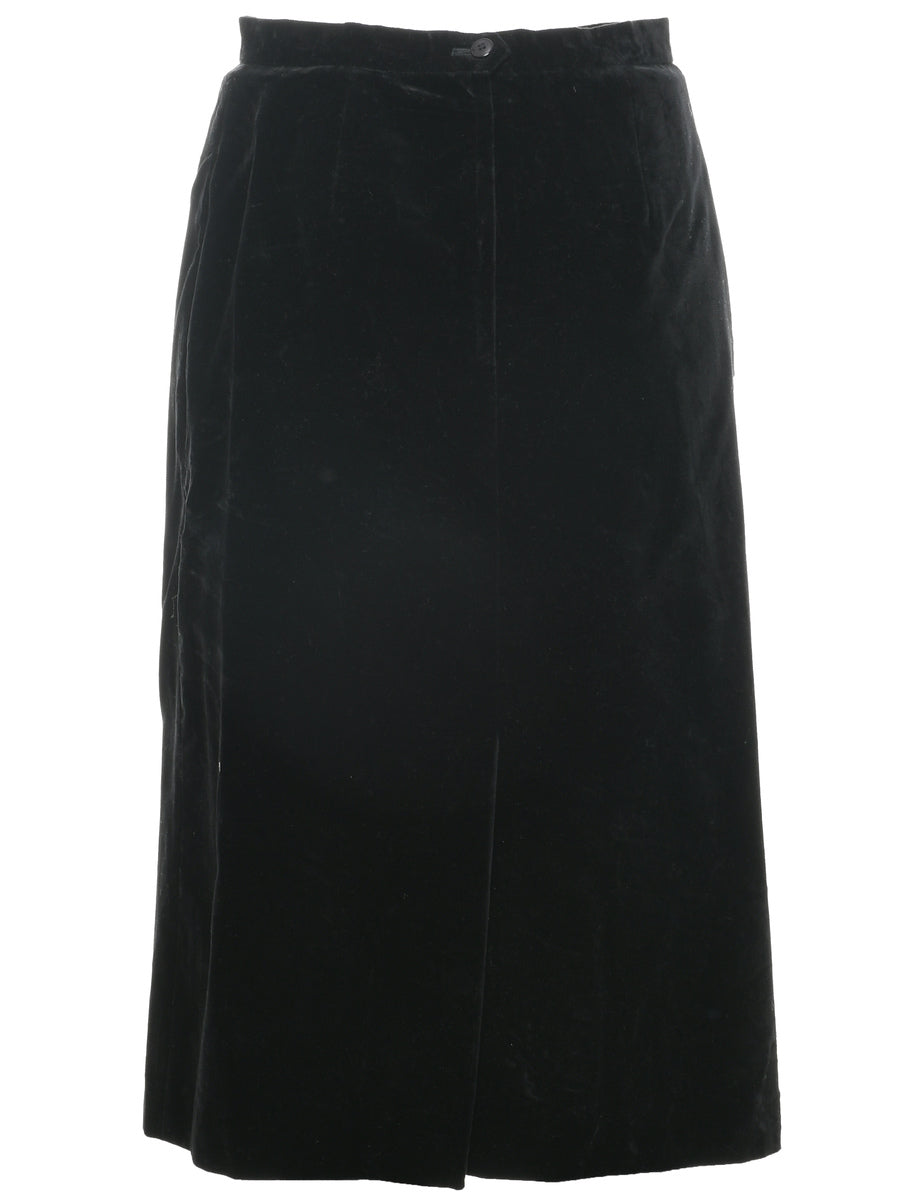 Velvet Pencil Skirt - S