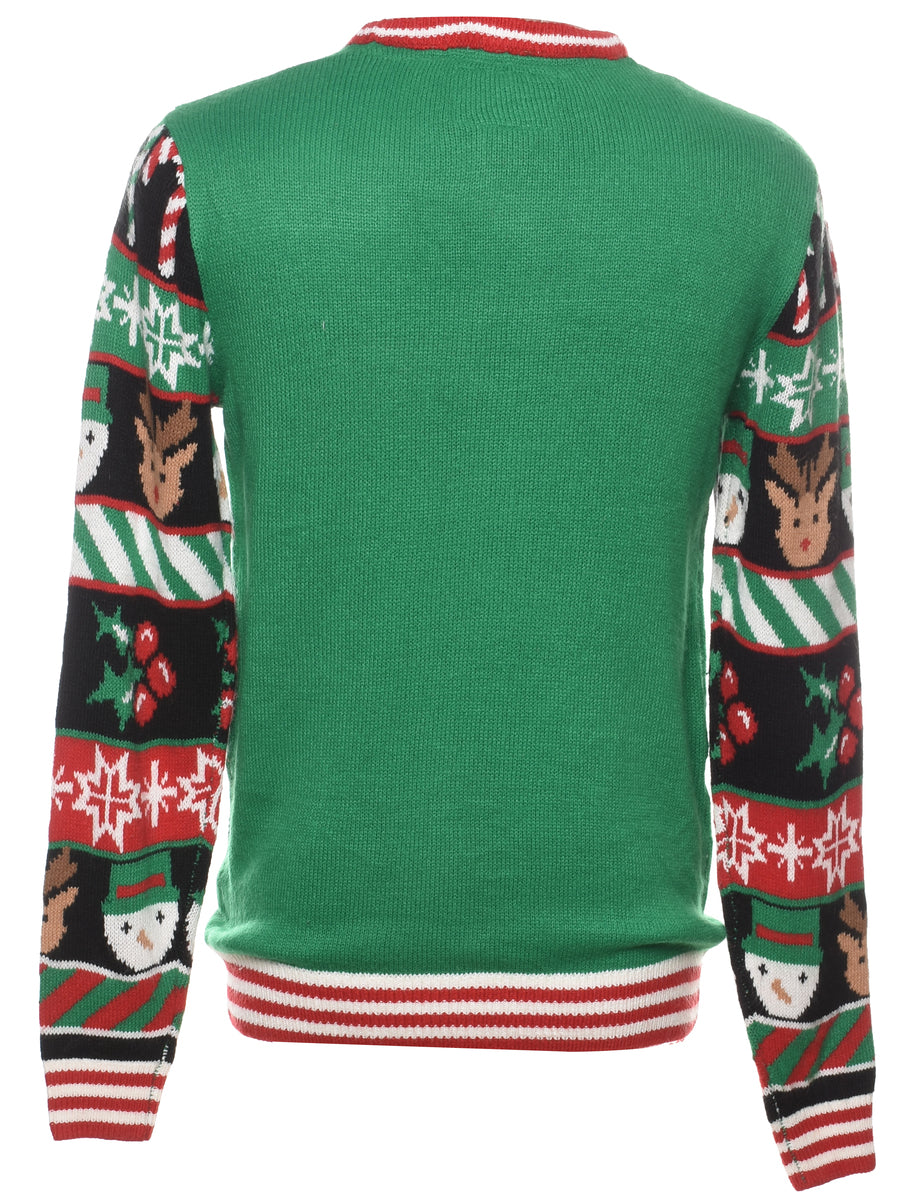 Festive Season Christmas Jumper - M