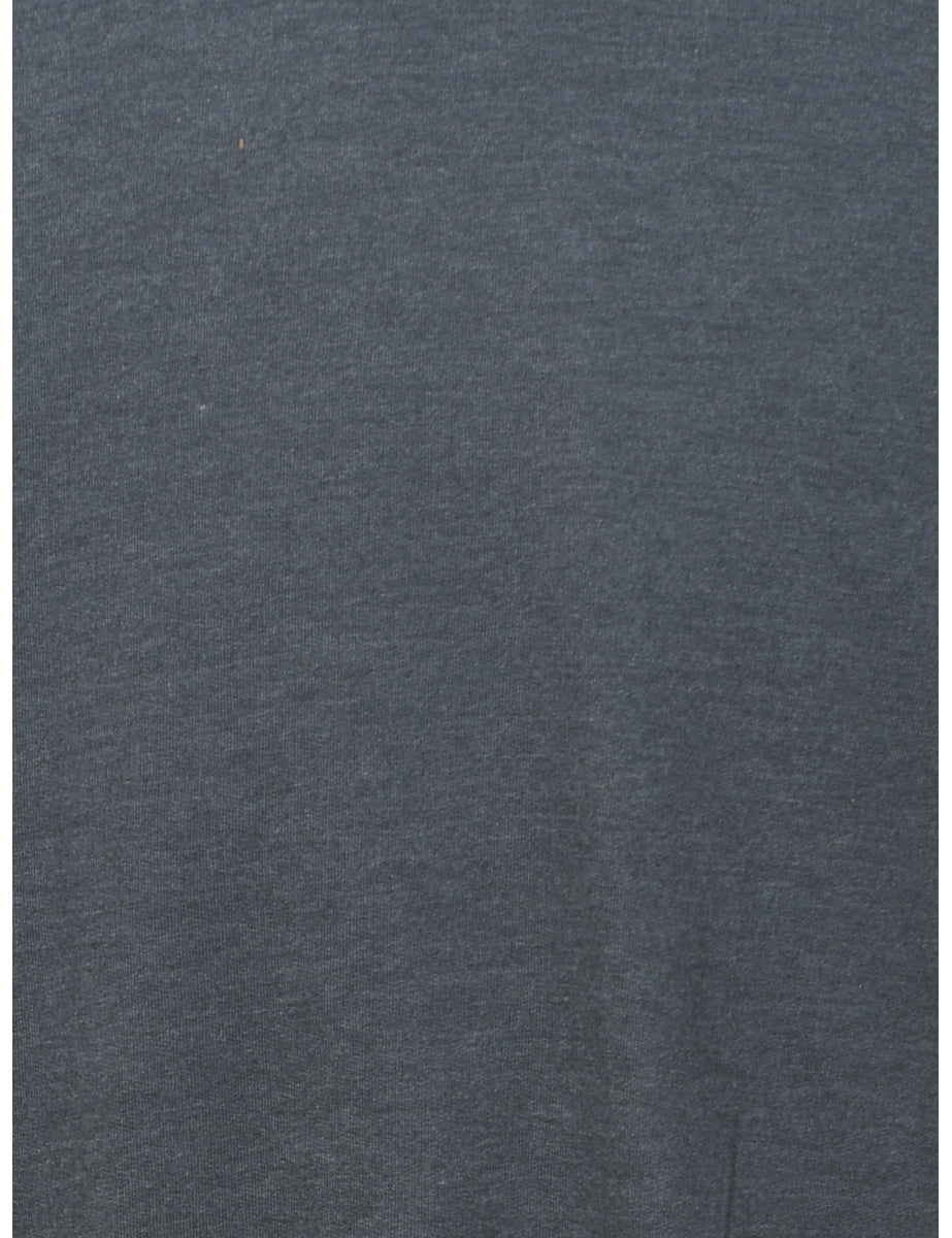 Dark Grey Plain Sweatshirt - L