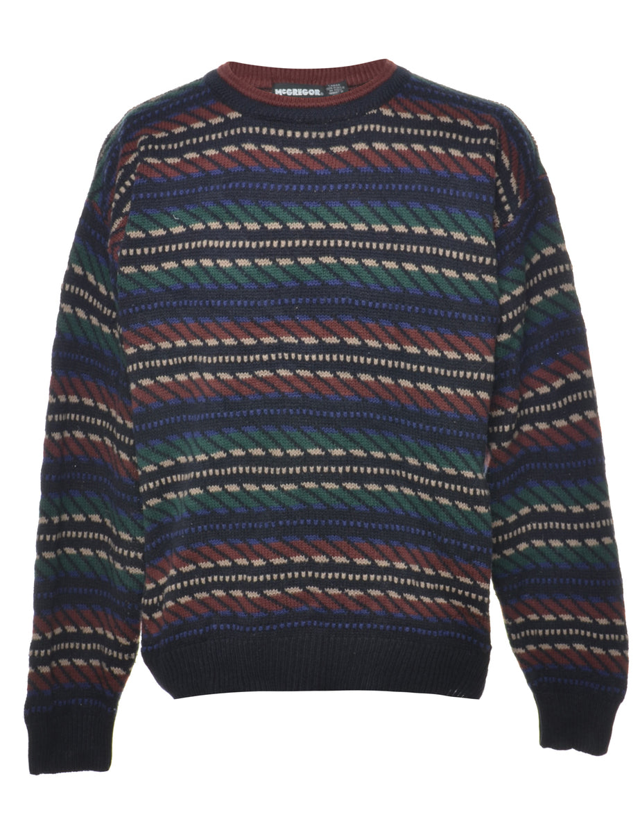 Striped Jumper - L