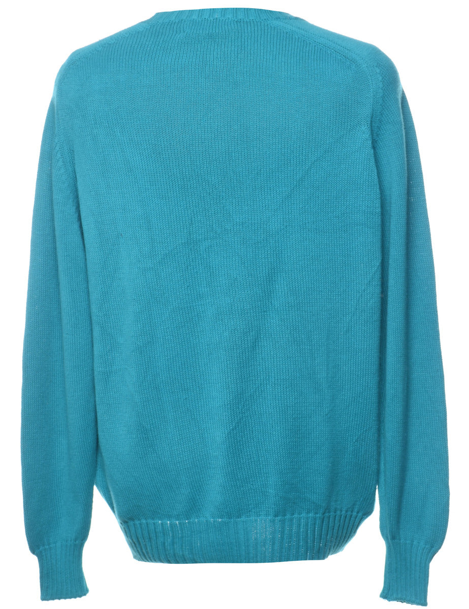 Turquoise Jumper - L