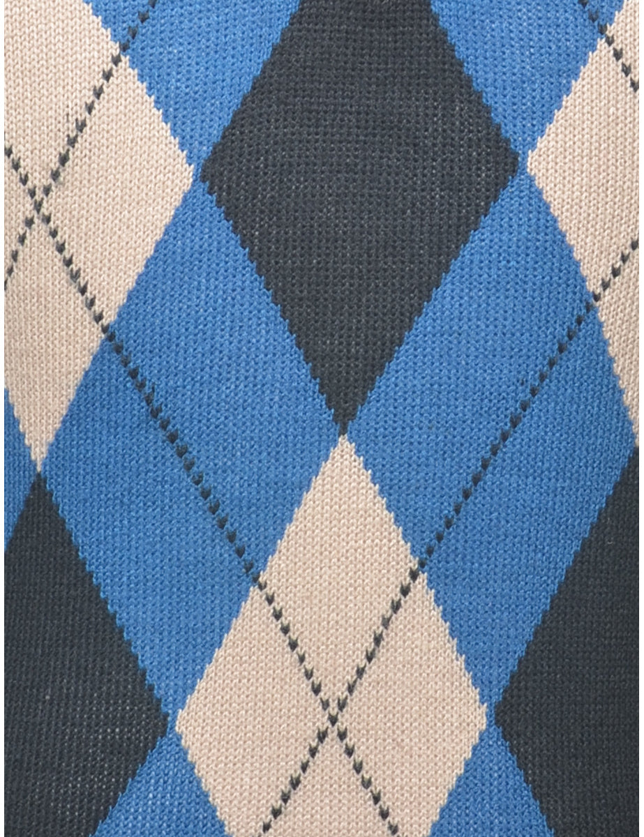 Argyle Jumper - M