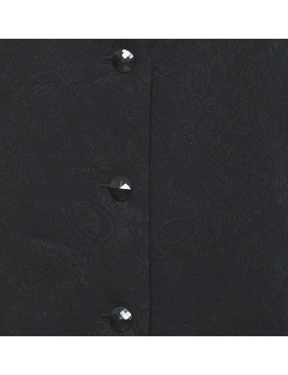 Black Waistcoat - L