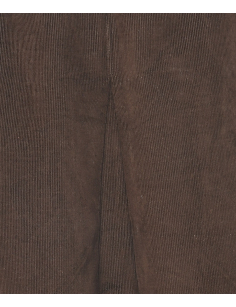 Corduroy A-line Skirt - M