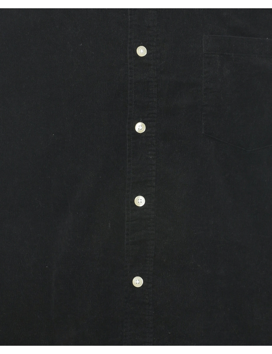 Corduroy Black Shirt - L