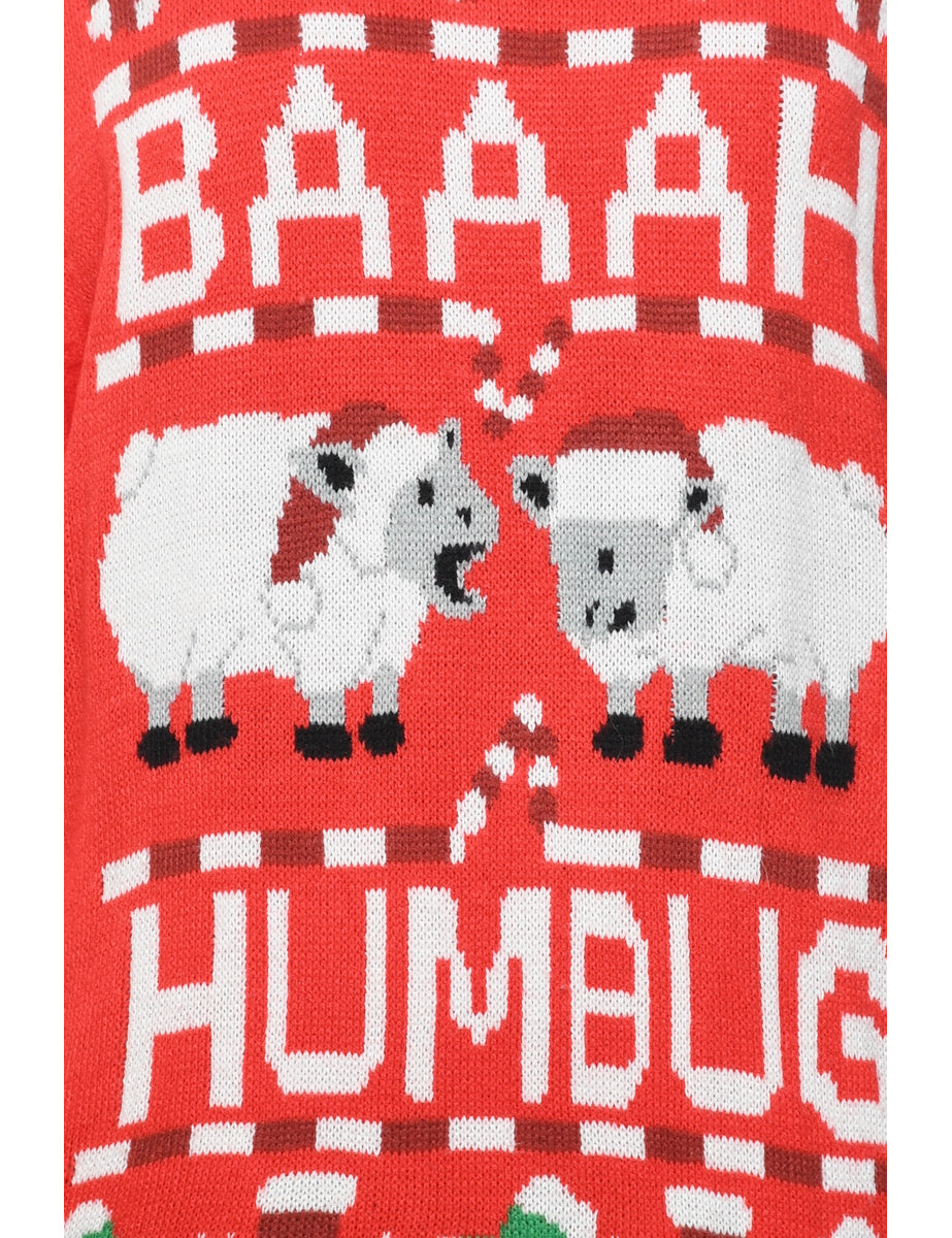 Animal Design Christmas Jumper - L