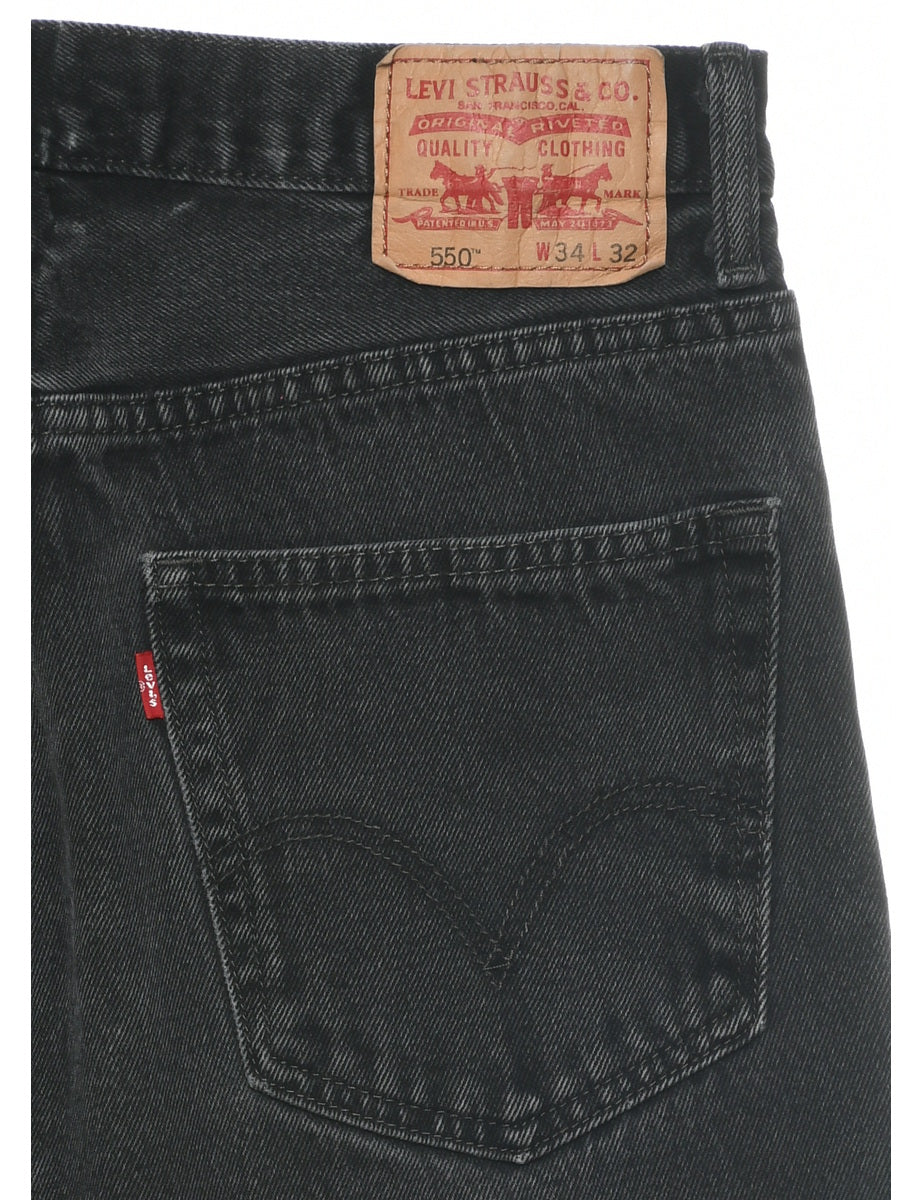 Black Levis 550 Jeans - W34 L32