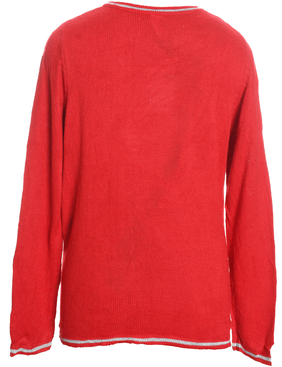 Santa Claus Christmas Jumper - L