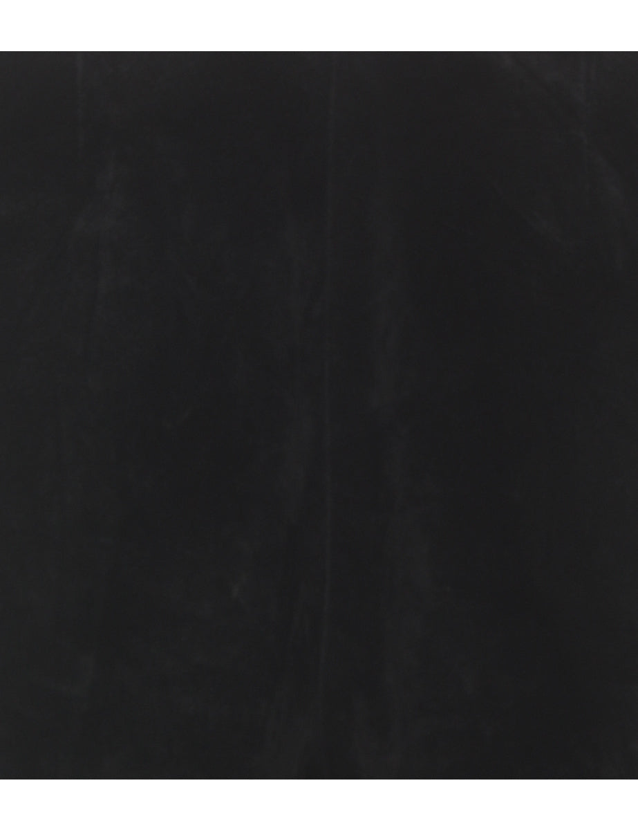 Plain Black Suede Trousers - W28 L29