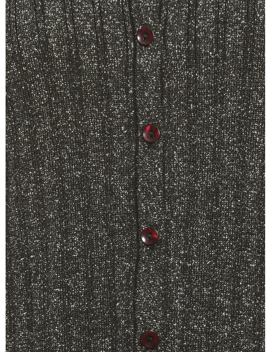 Lurex Cardigan - M