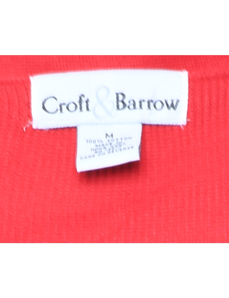 Red Cardigan - M