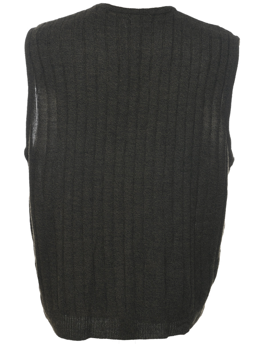 Dark Grey Sweater Vest - XL