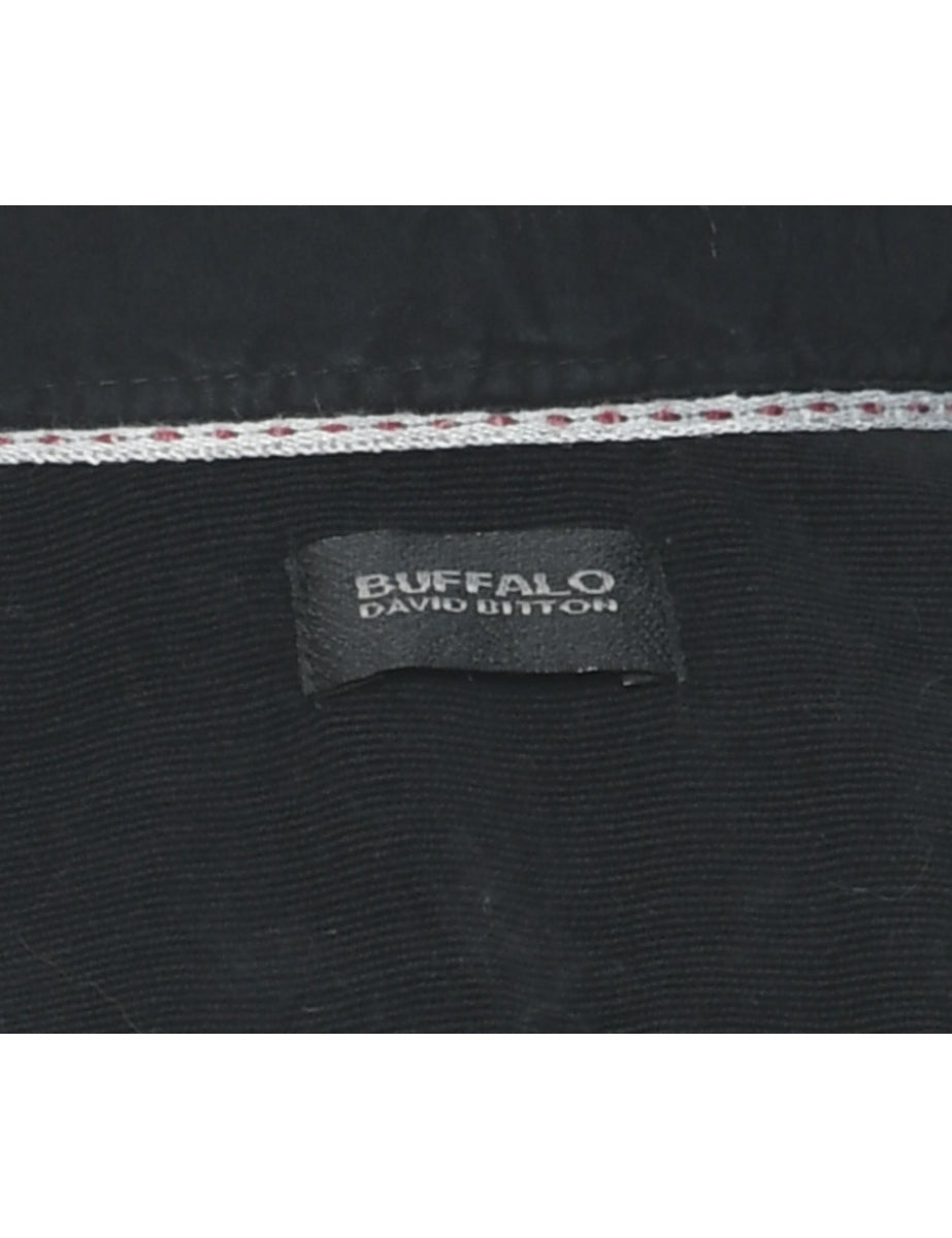 Black Corduroy Shirt - S
