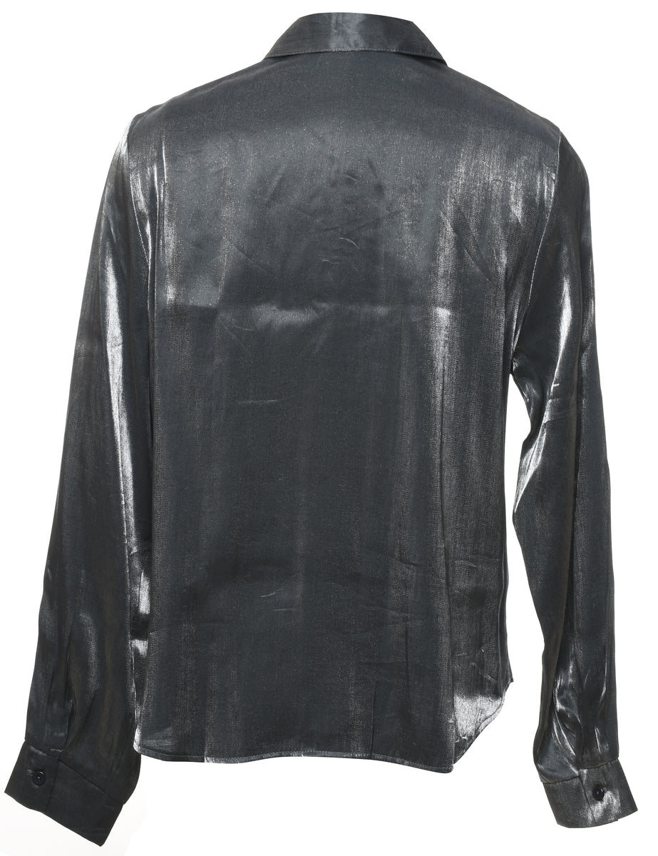 Silver Evening Shirt - M