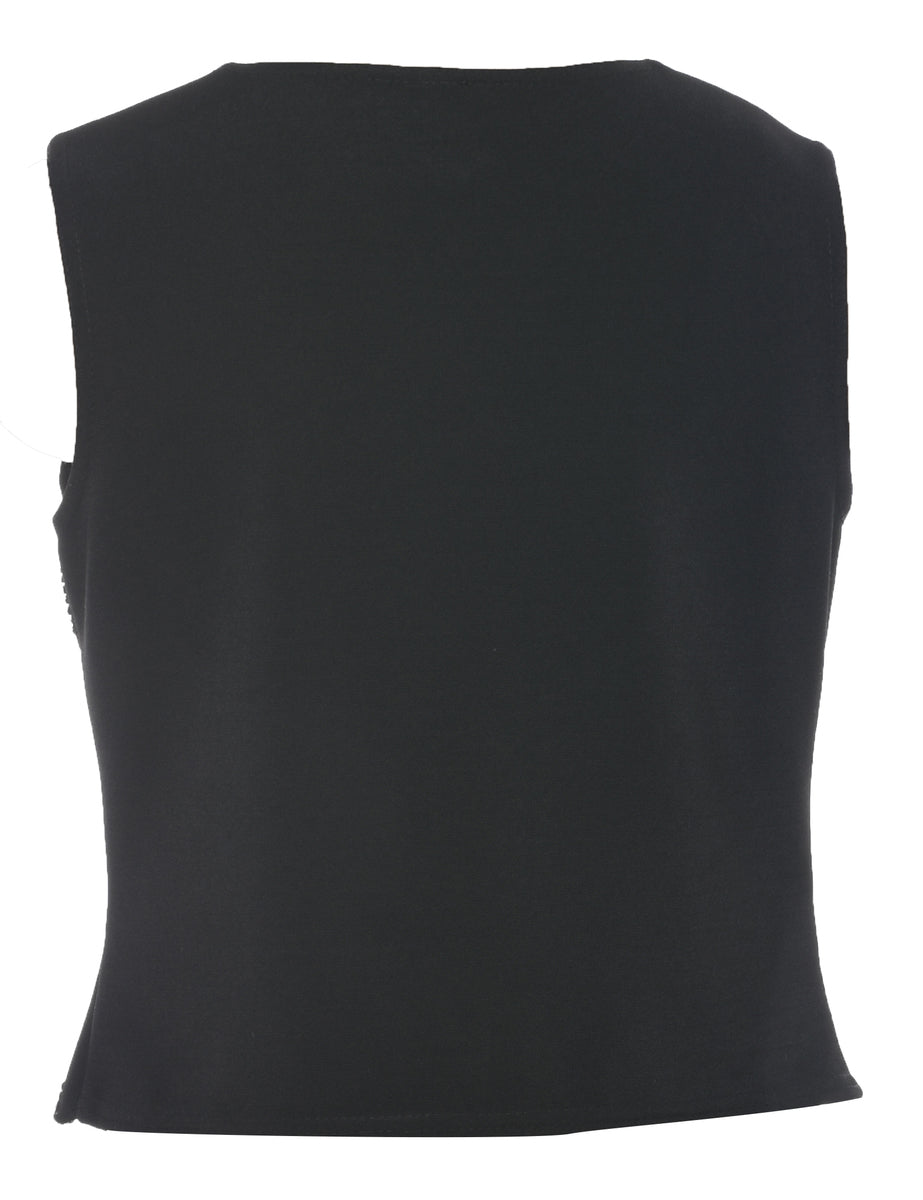 Black Evening Top - L