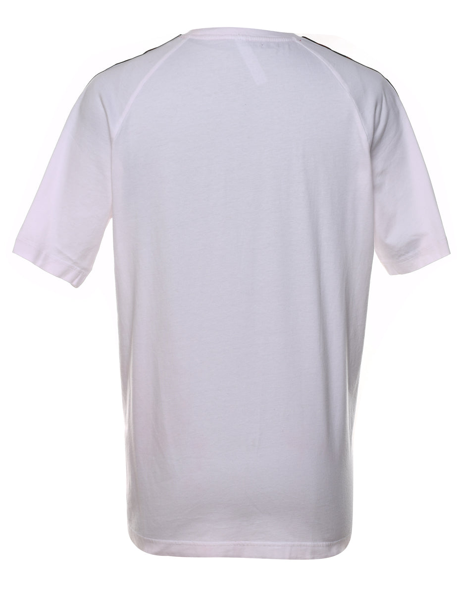 Adidas White Classic T-Shirt - M