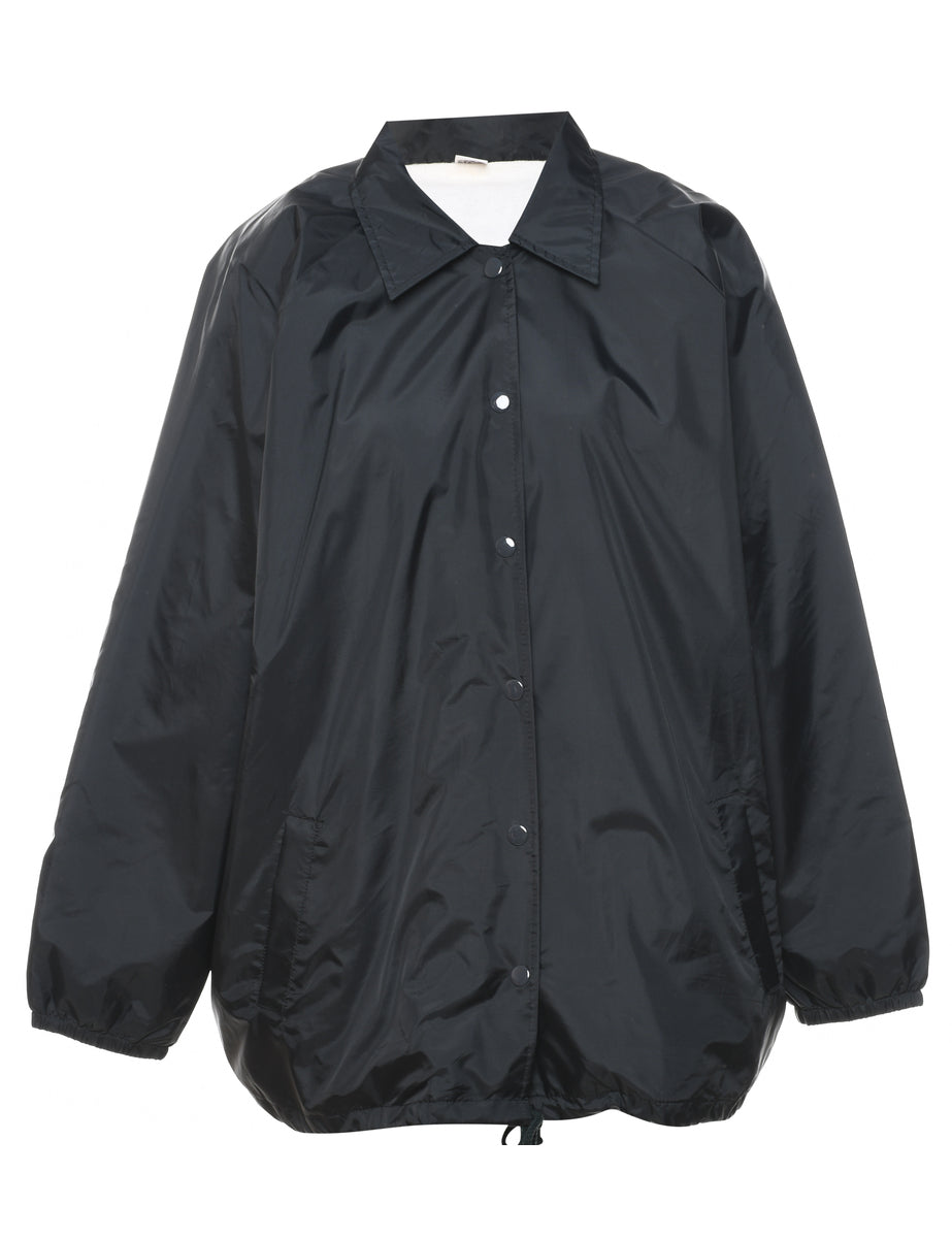 Black Nylon Jacket - L