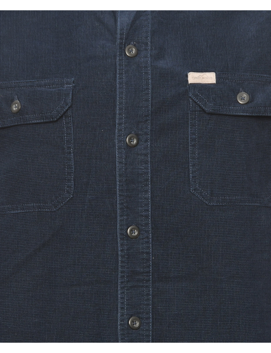 Corduroy Navy Shirt - XL