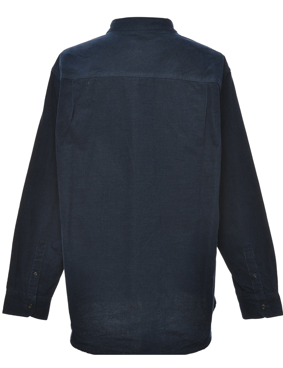 Corduroy Navy Shirt - XL