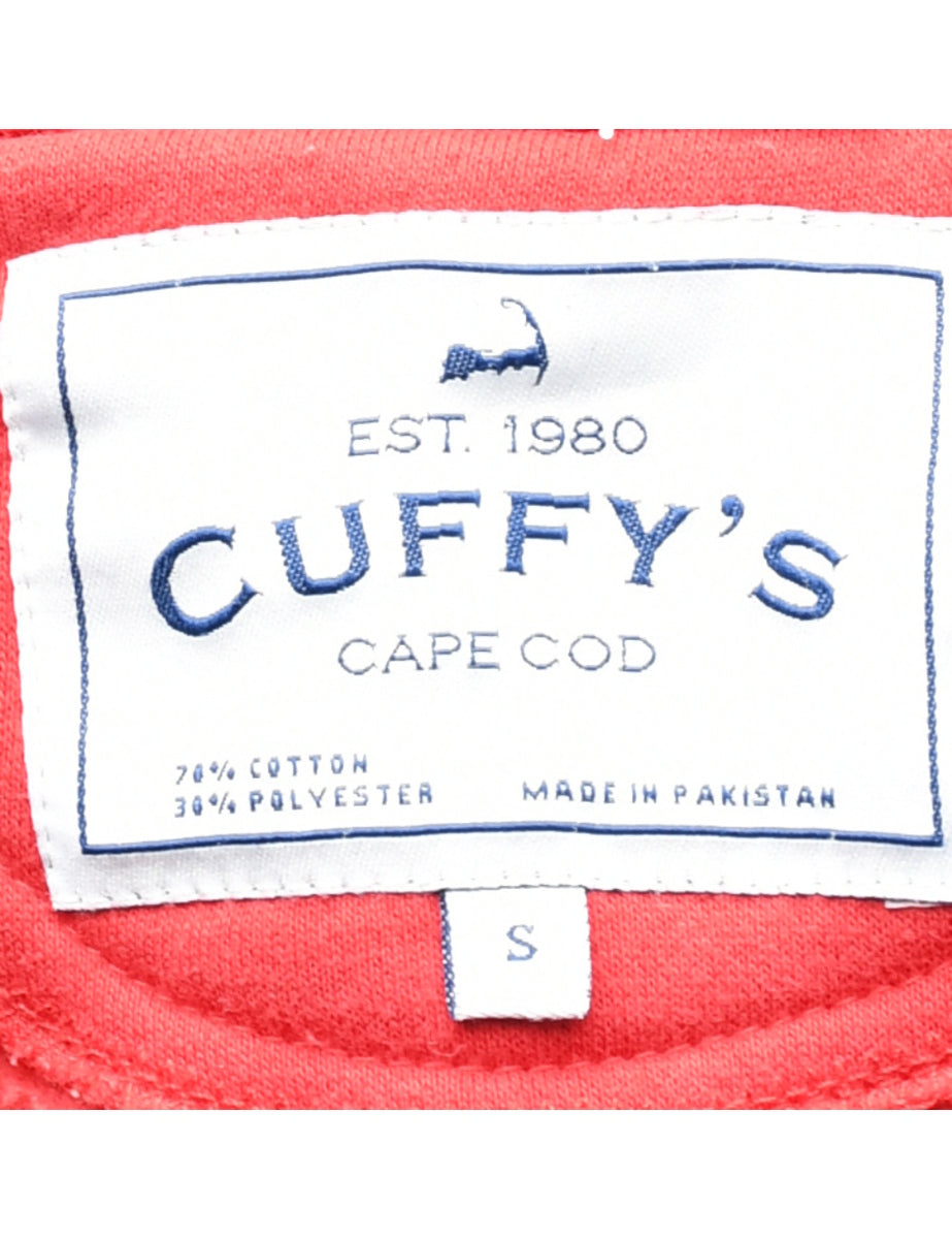 Red Cape Code Hooded Track Top - S