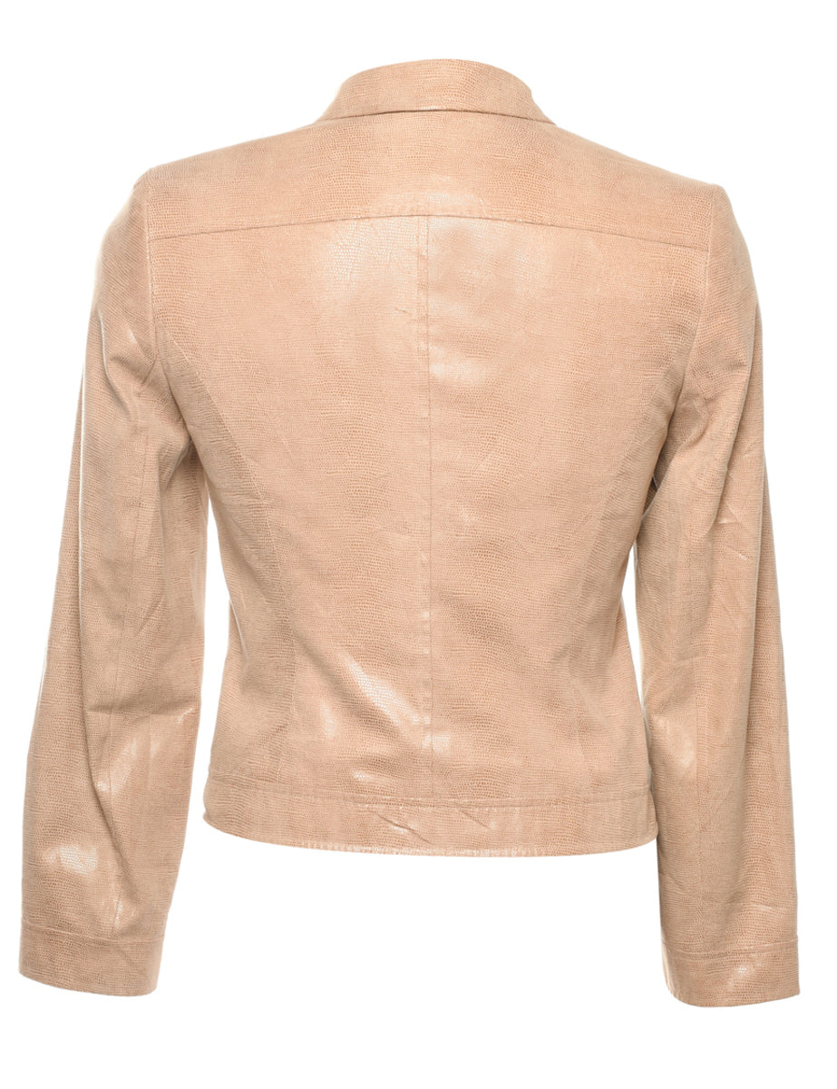 Button Front Blazer - M