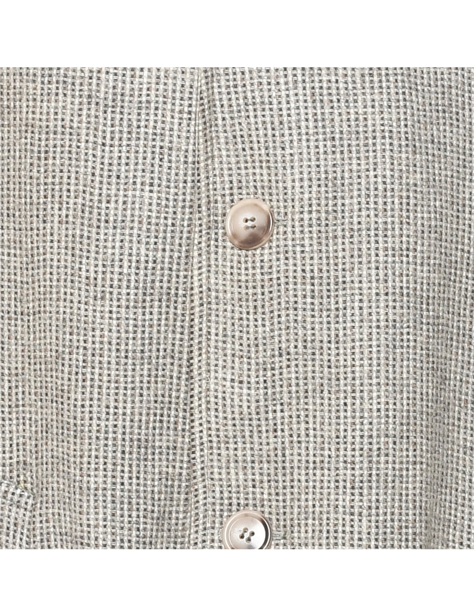 Brown Wool Coat - L