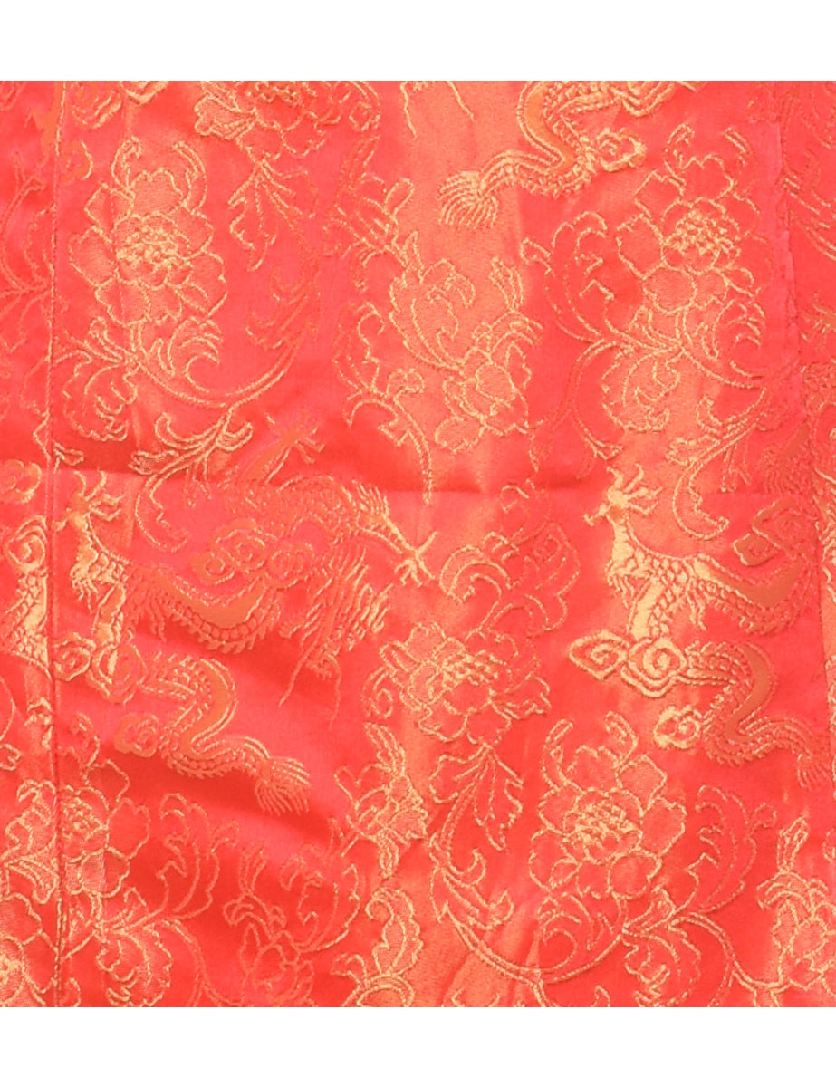 Brocade Evening Dress - M