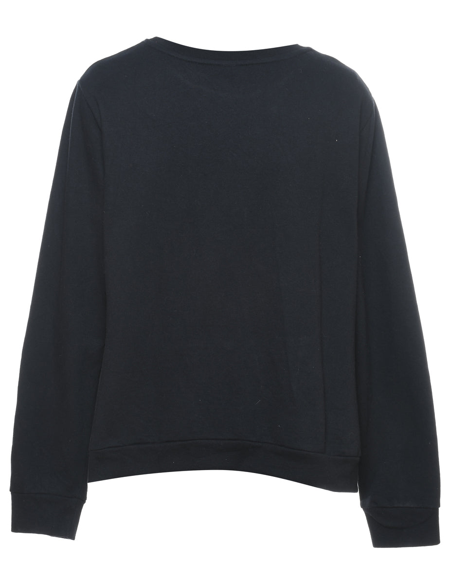 Festive Print Christmas Sweatshirt - M