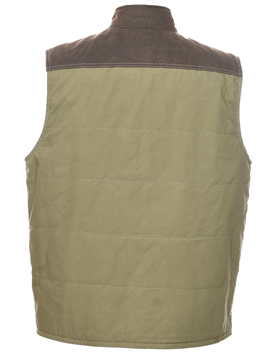 Olive Green Waistcoat - L