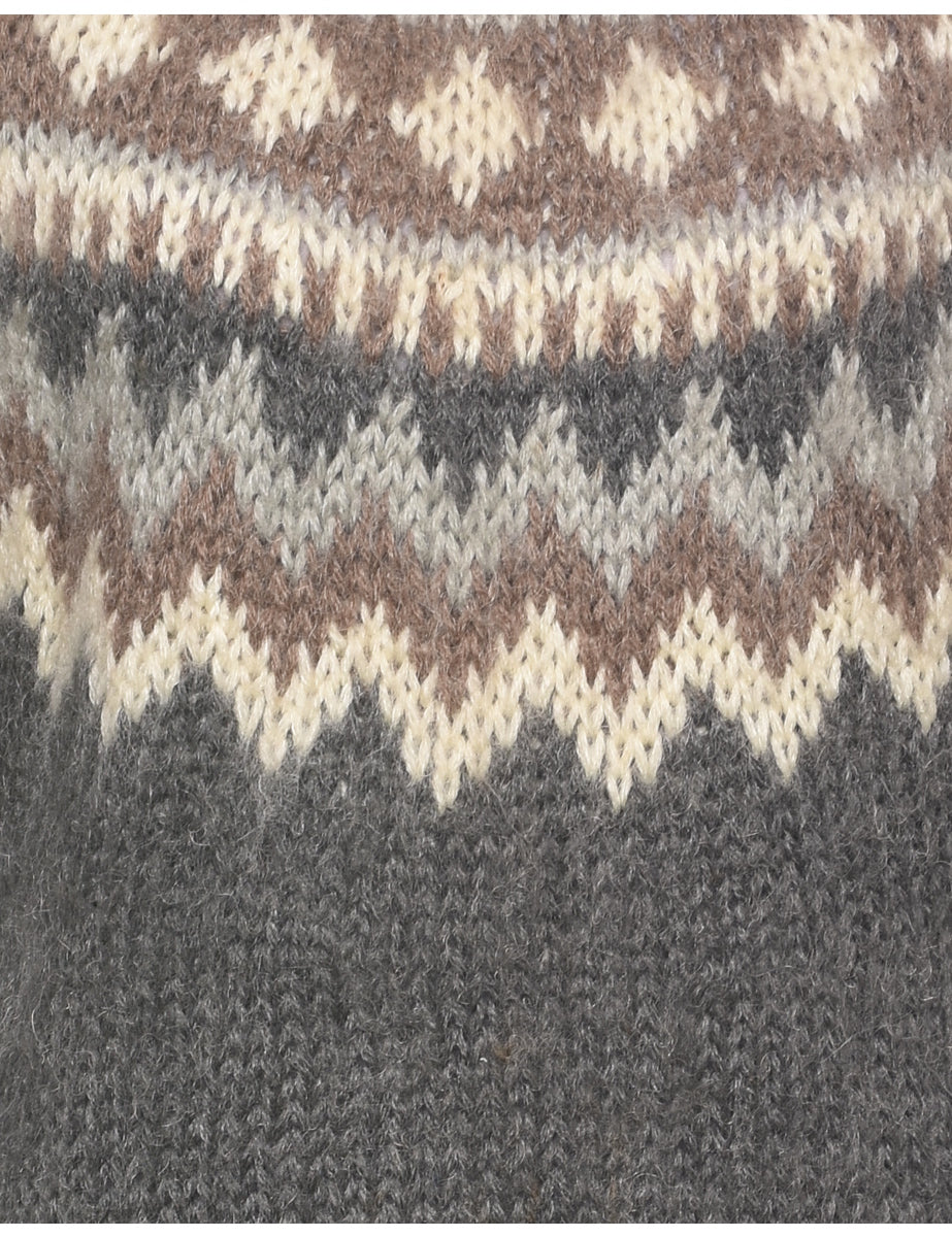Nordic Grey Jumper - M