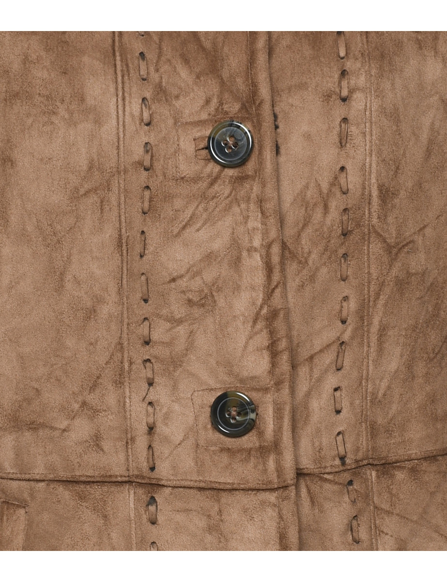 Single Breasted Coat - L
