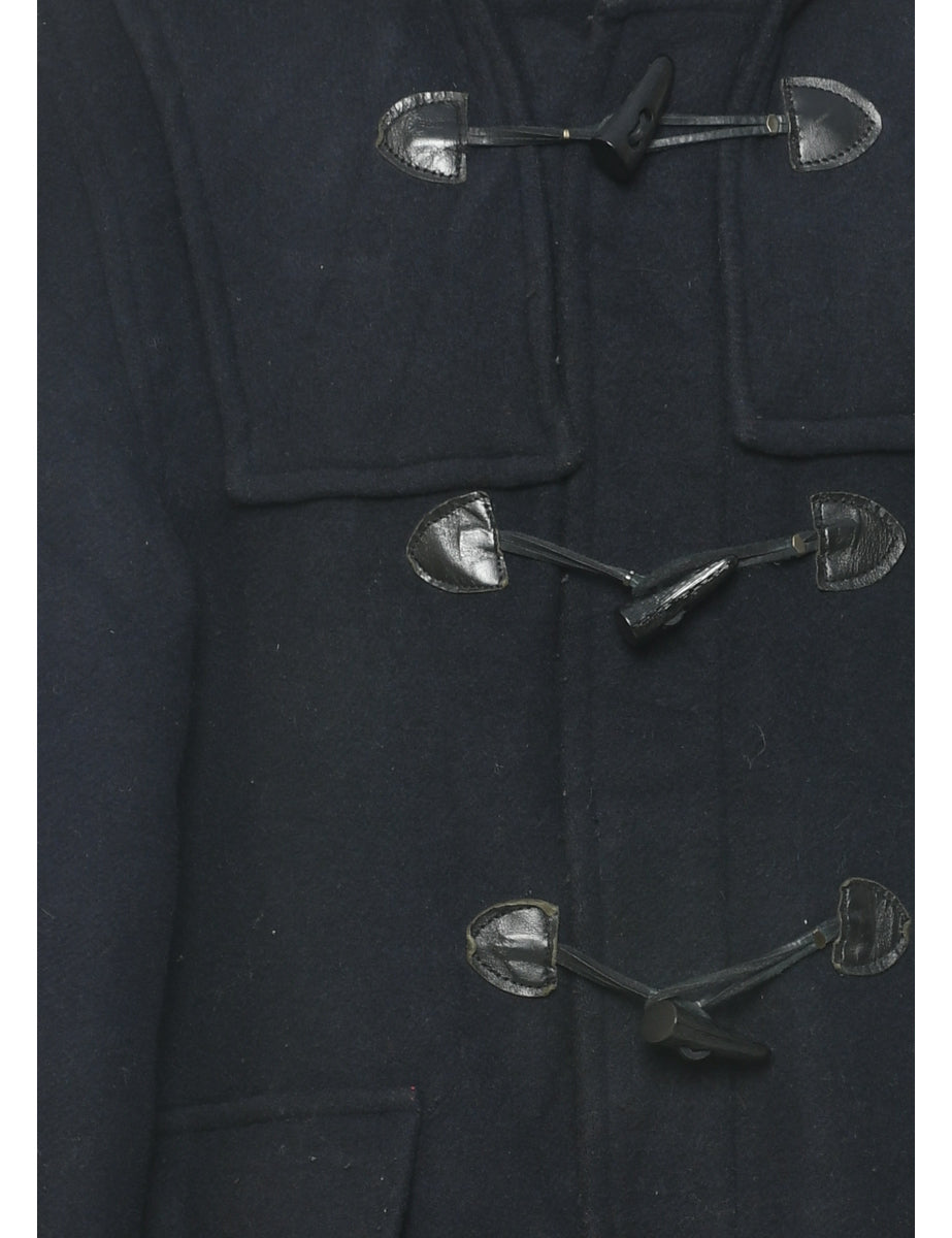 Navy Duffle Coat - M