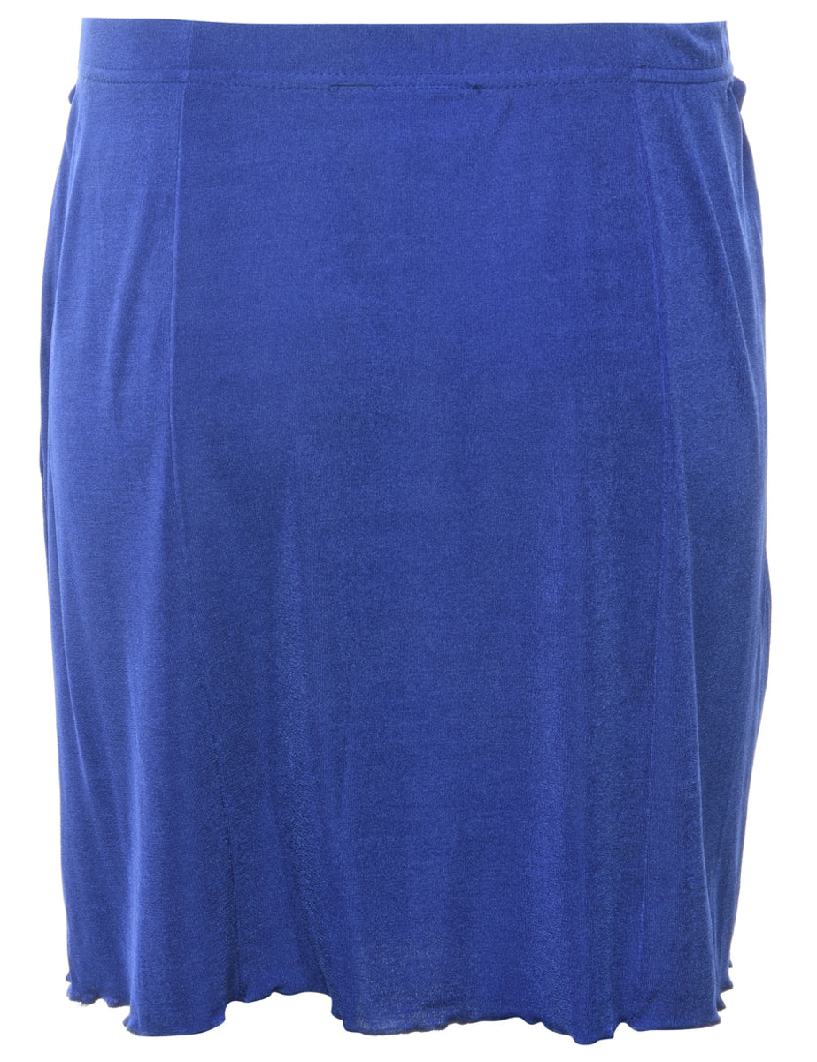 Blue Mini Skirt - M