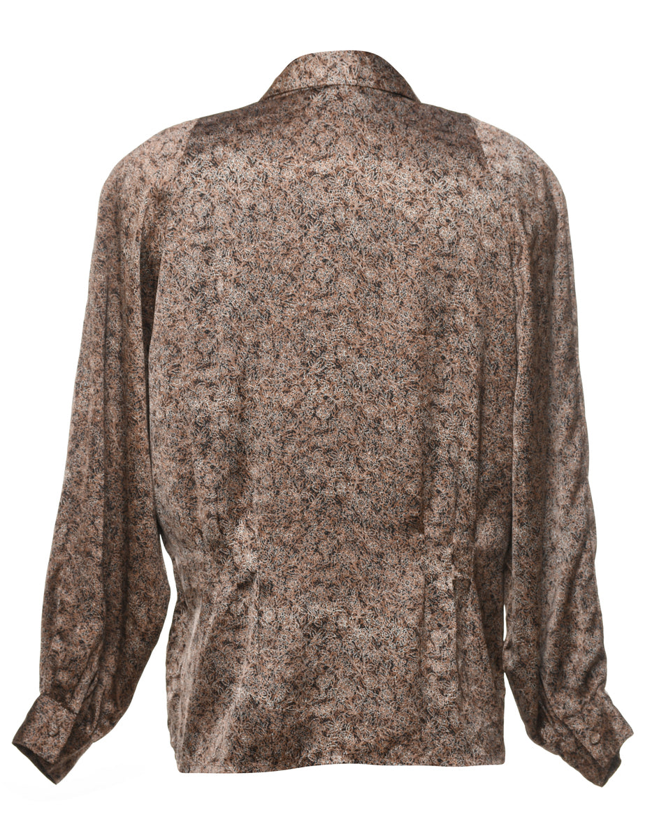 Tess Floral Evening Blouse - XL