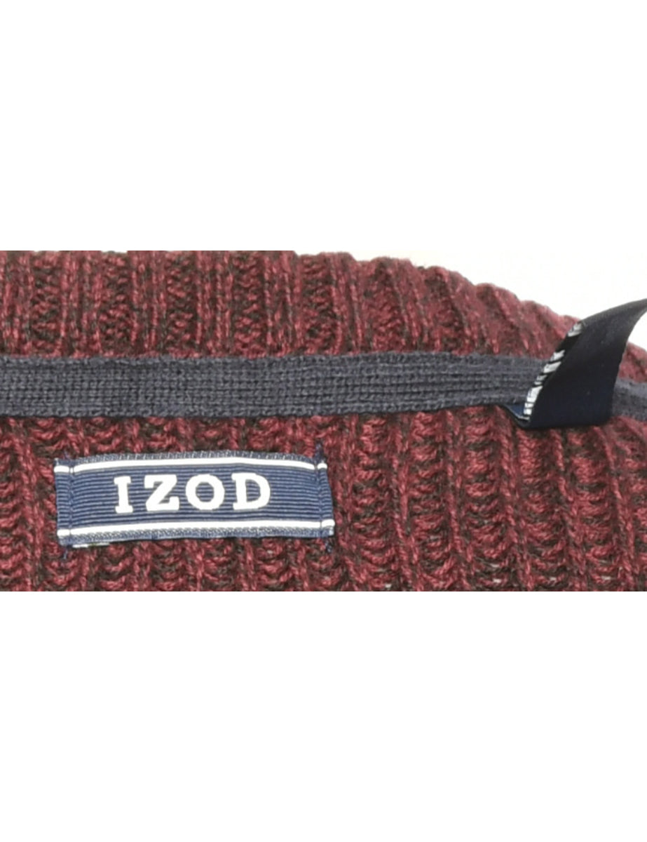 Maroon Izod Jumper - L