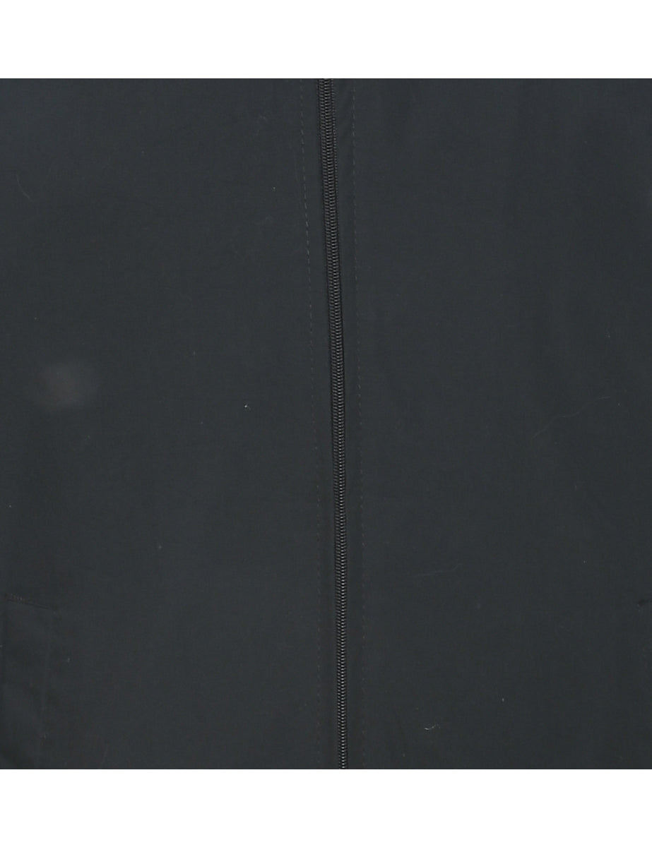 Black Bomber Jacket - L