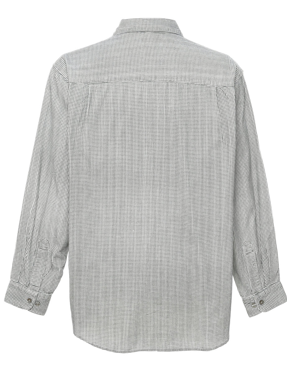 Houndstooth Corduroy Shirt - L