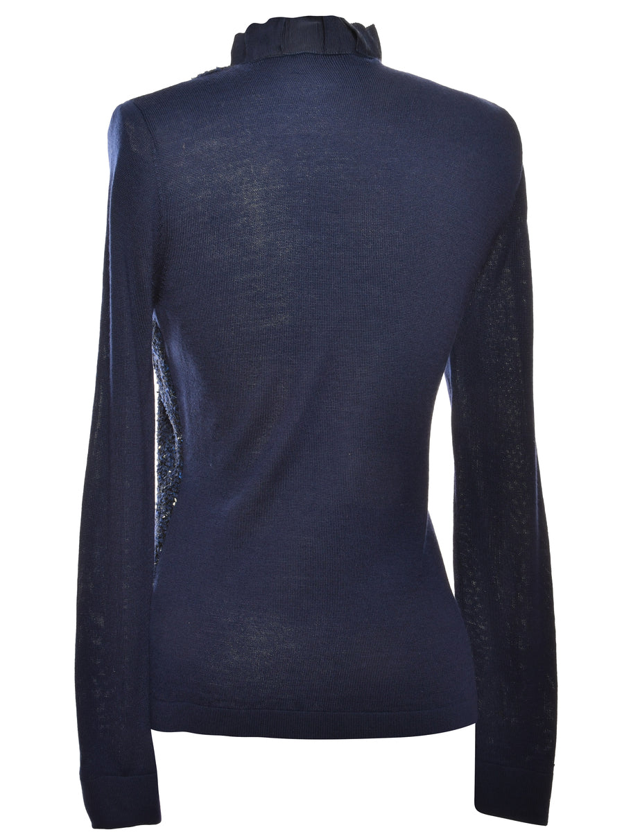 Blue Cardigan - M