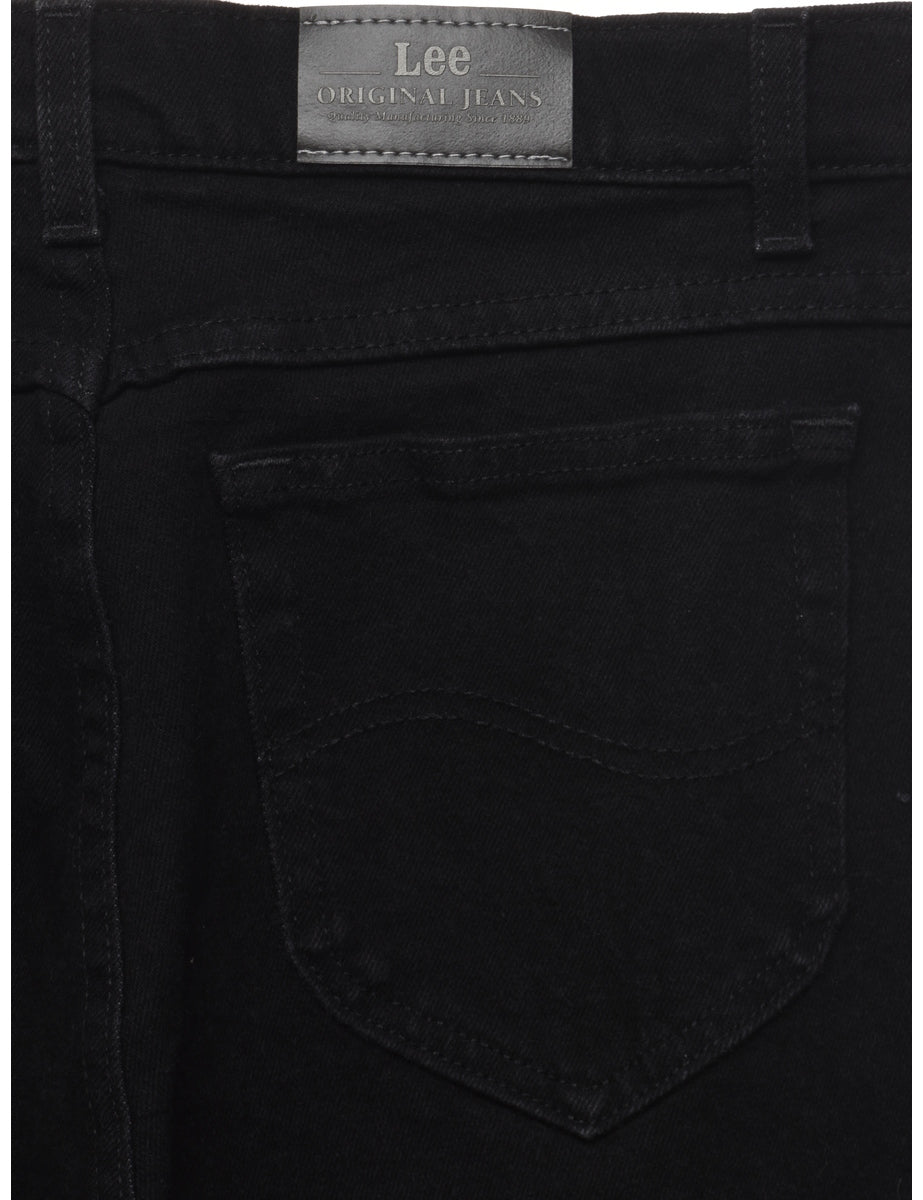 Black Lee Jeans - W30 L31