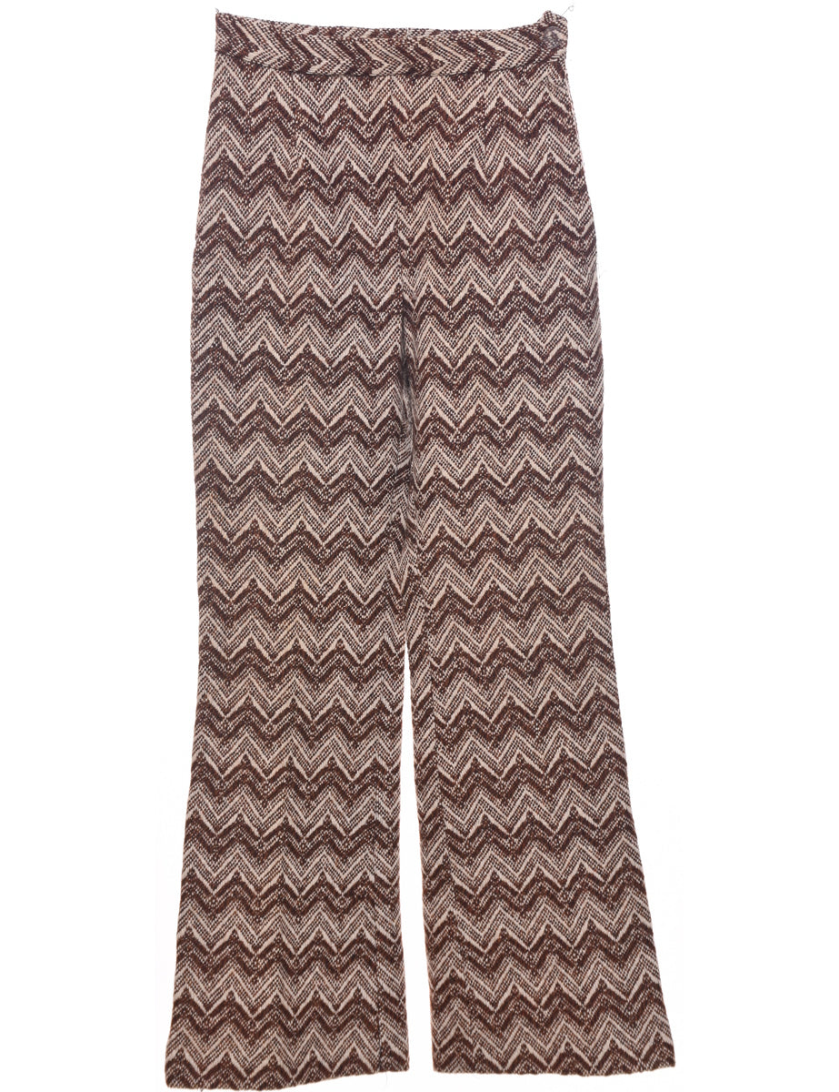 Herringbone Tweed Trousers - W25 L28