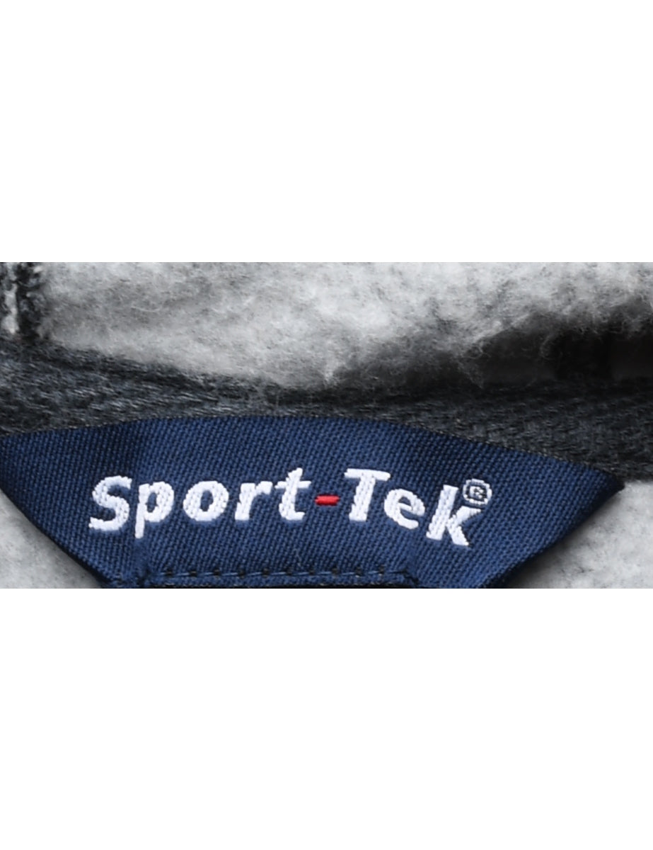 Dark Grey Hooded Sweatshirt - M