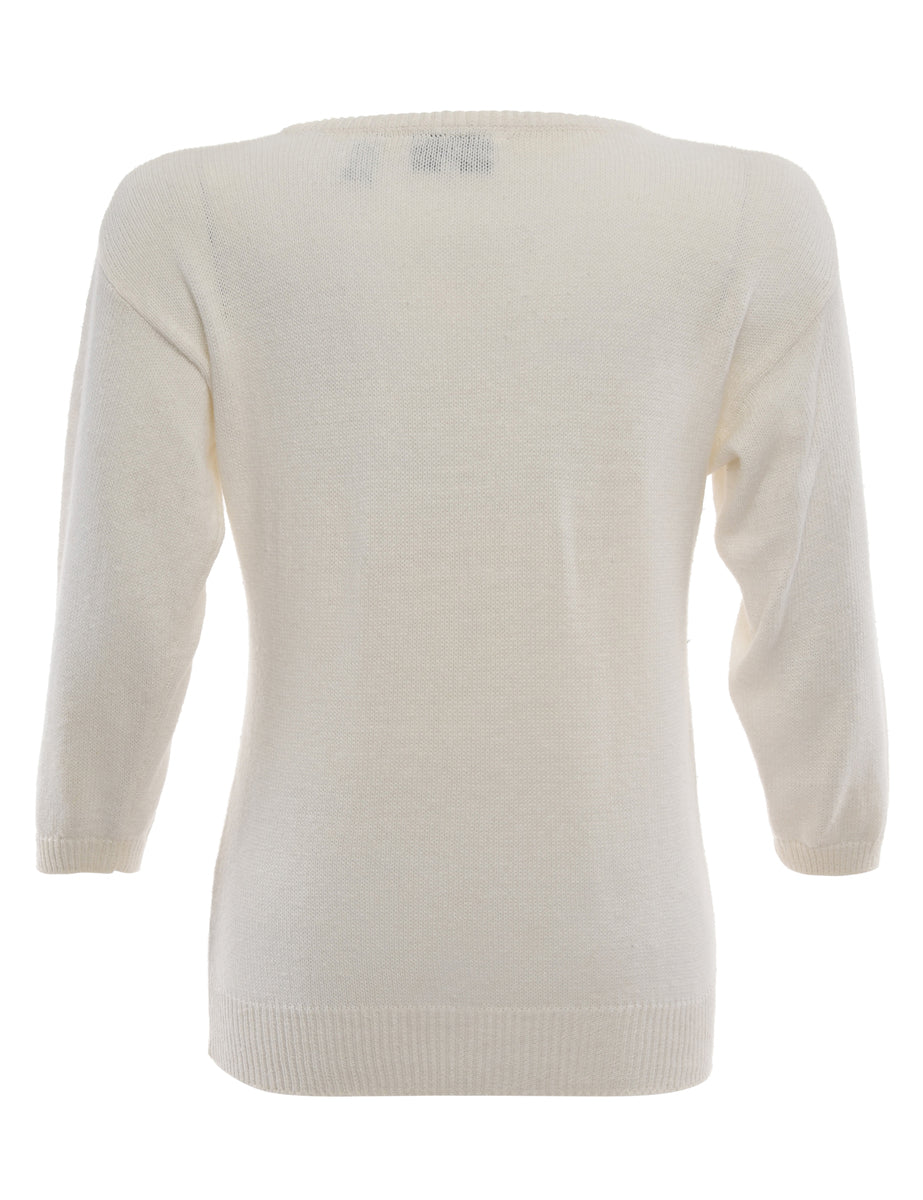 White Jumper - S