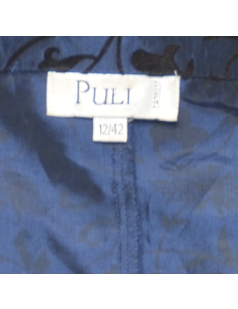 Devore Navy Jacket - L