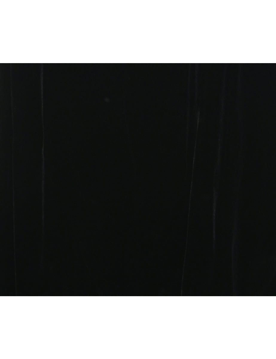 Velvet Black Evening Dress - M