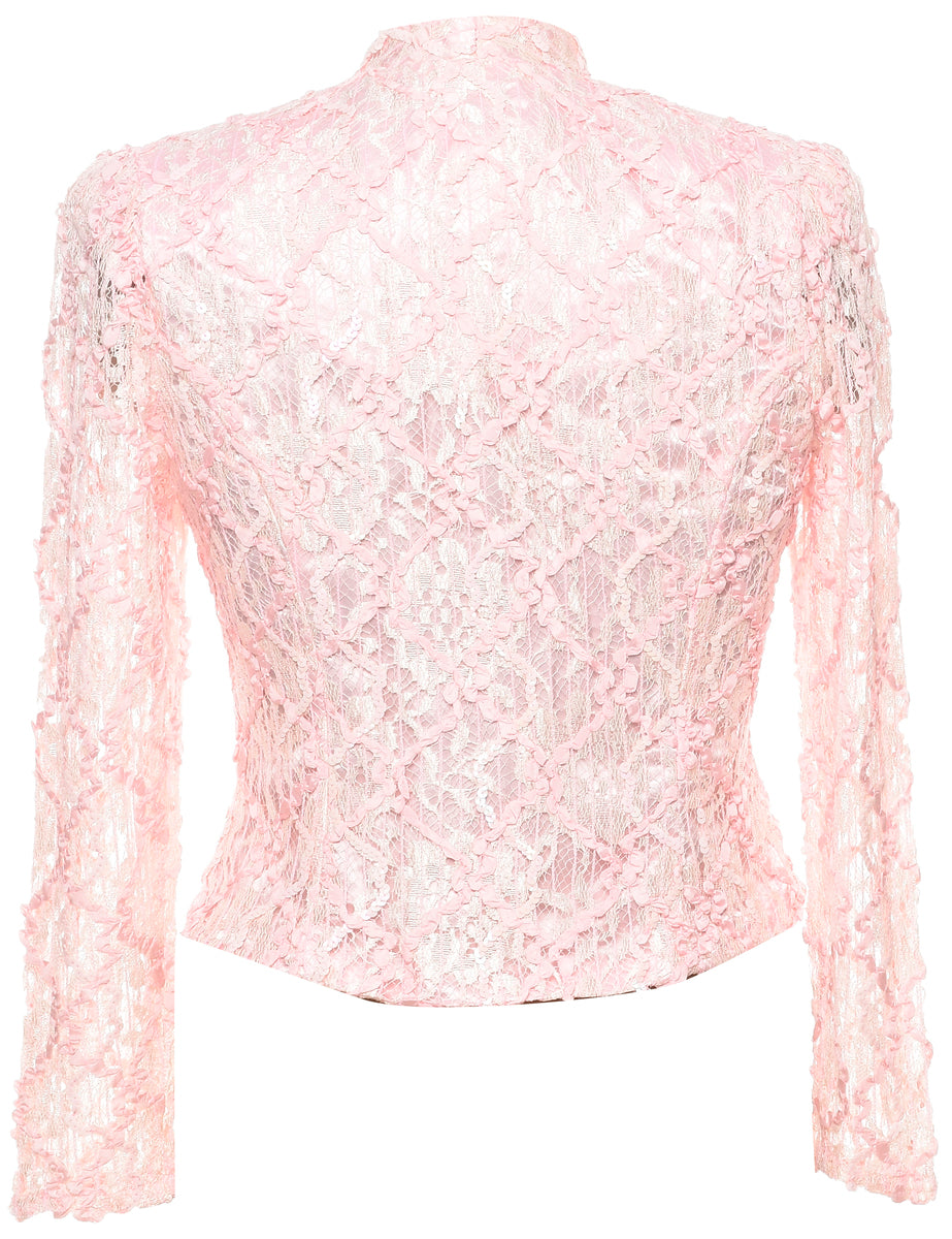 Sequined Evening Jacket - S