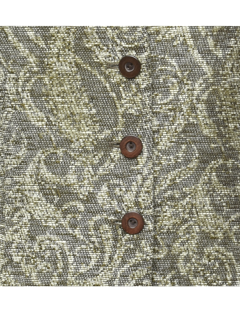 Paisley Pattern Tapestry Jacket - S