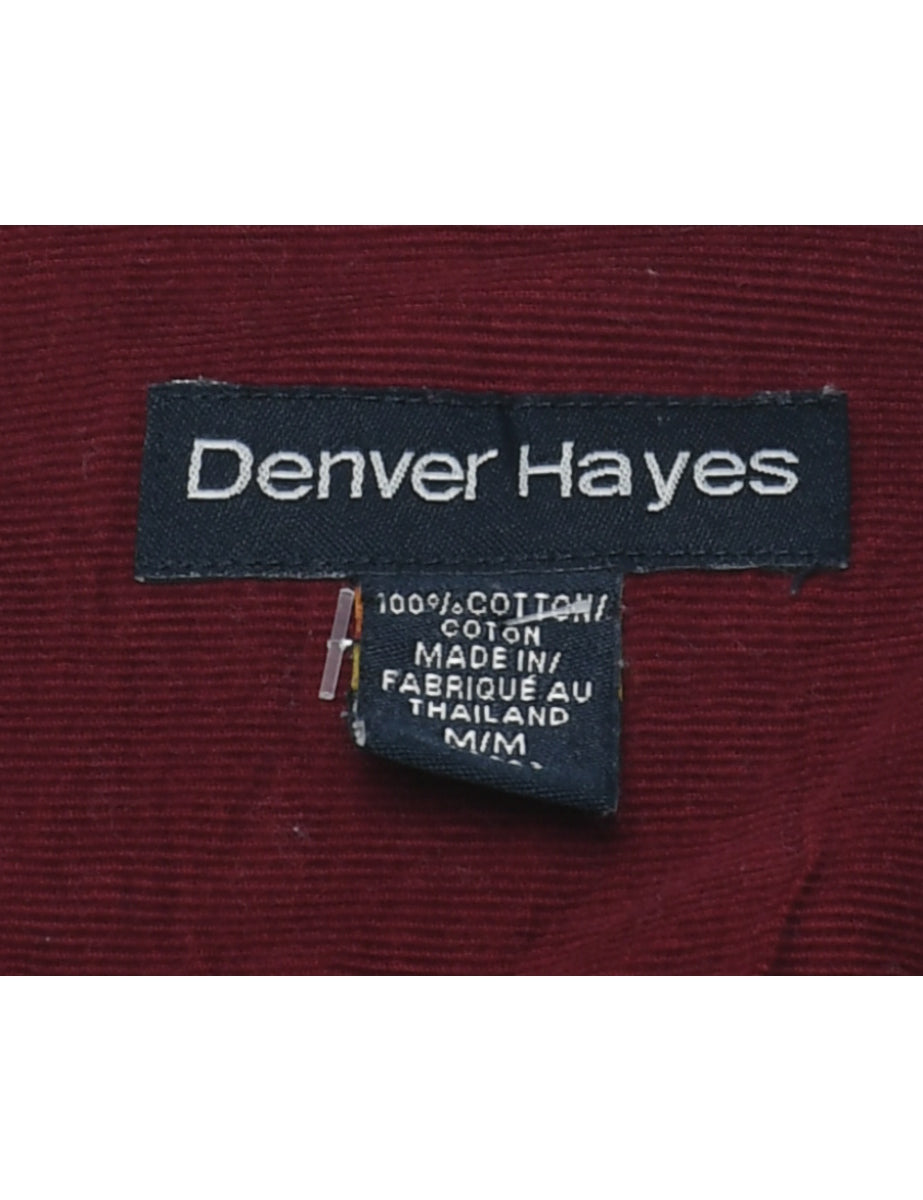 Corduroy Red Shirt - M