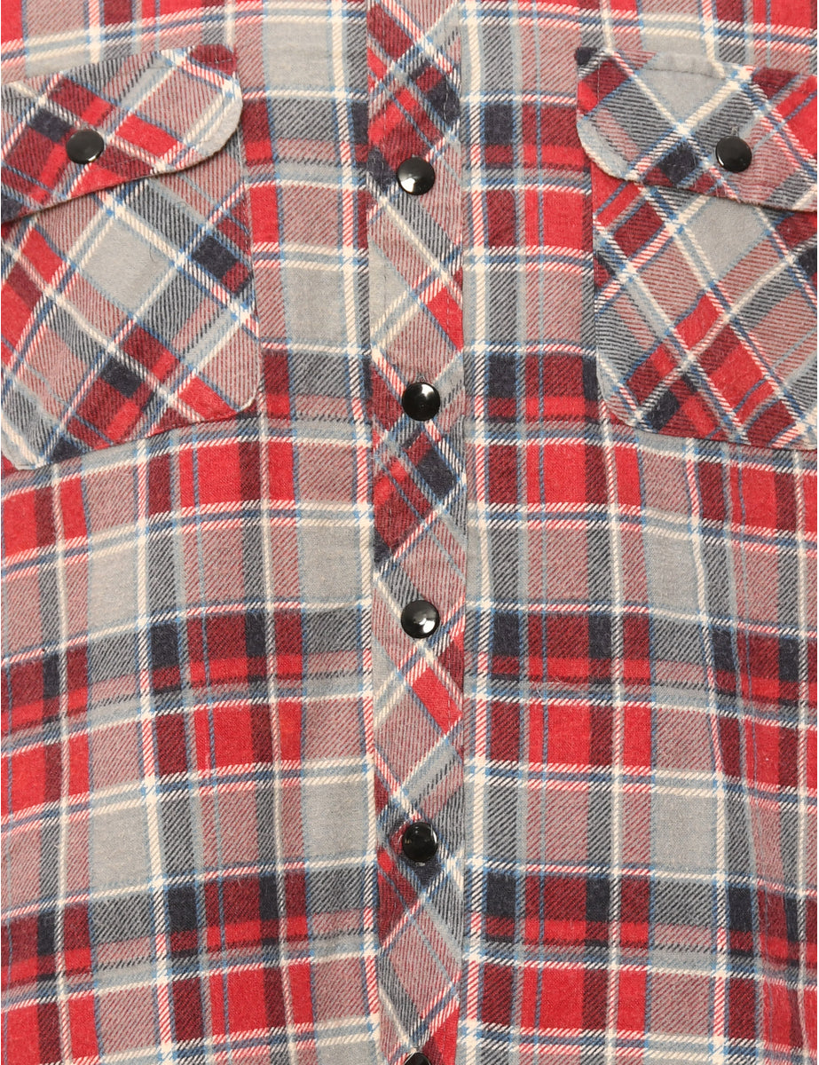 Red Checked Shirt - L
