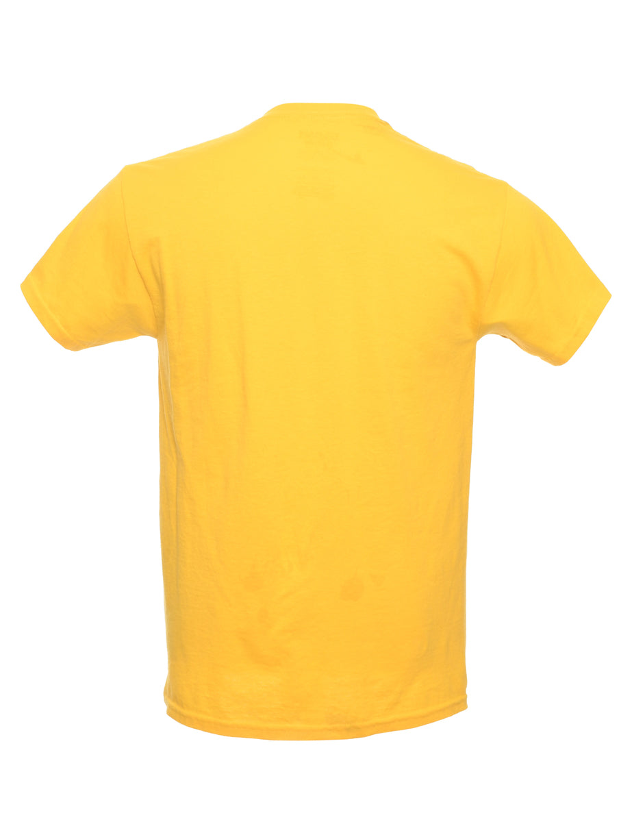 Yellow Gildan Sports T-shirt - M