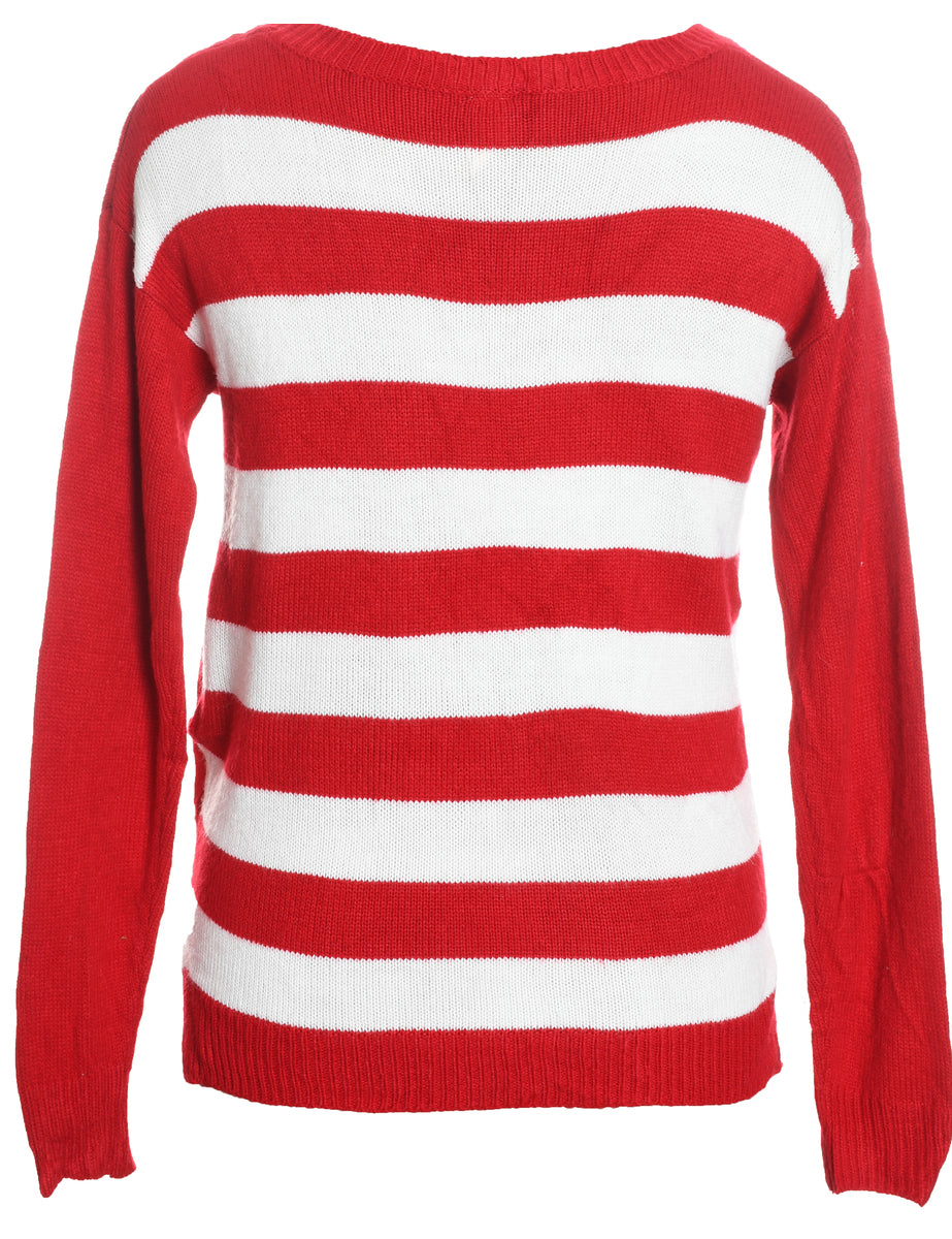 Red Christmas Jumper - M